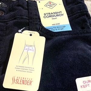 Corduroy Black Pants🌚